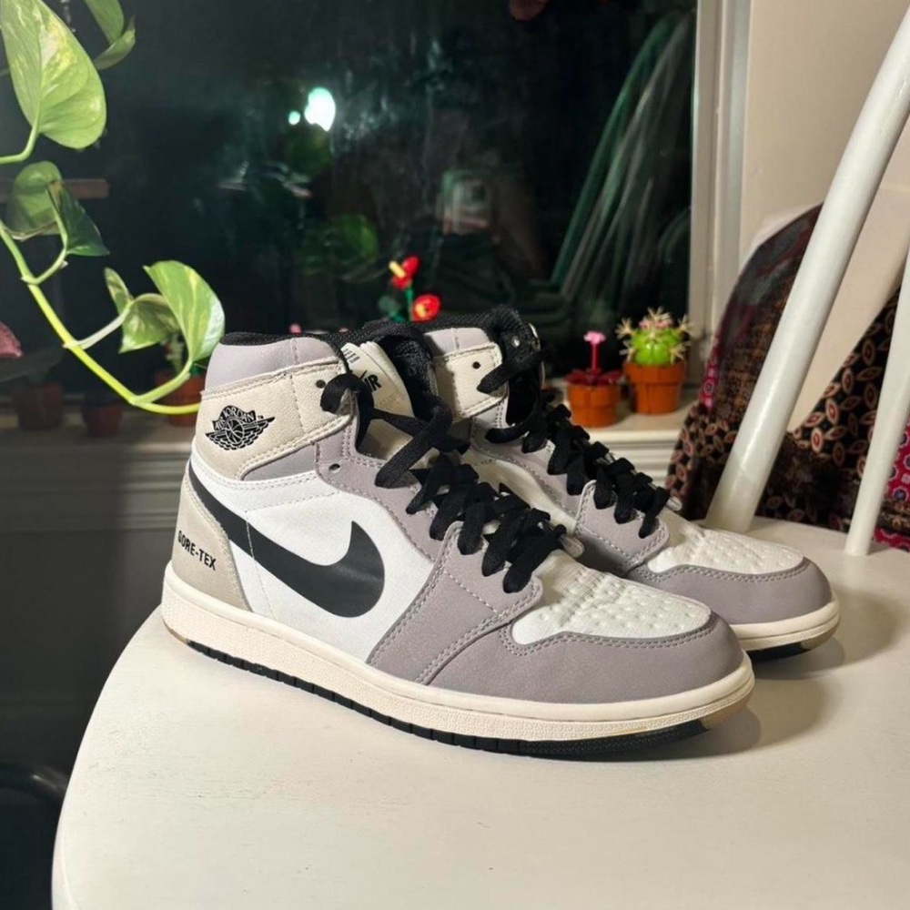 Nike Air Jordan Gore-Tex Sneakers in Dusty Purple, White, Black, & “Grey”